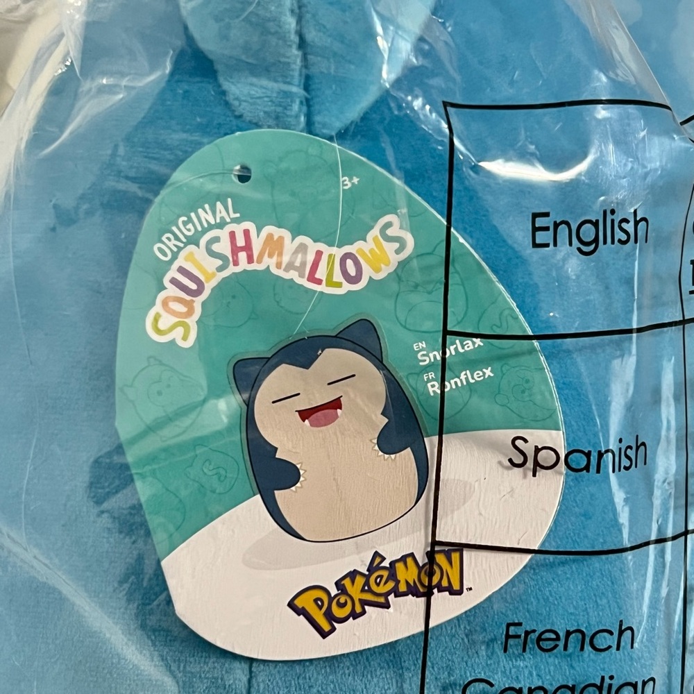 Snorlax Pokemon Squishmallow 10 inch - Picture 2 of 3